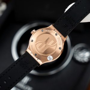 Đồng Hồ Hublot Classic Fusion King Gold Màu Đen Nữ Rep 11 Thuỵ Sỹ 33mm (1)