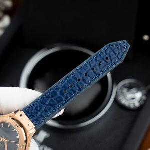 Đồng Hồ Hublot Classic Fusion King Gold Màu Xanh Dương Rep 11 Thuỵ Sỹ 33mm (1)