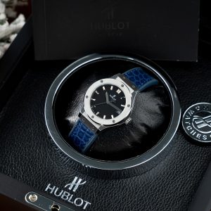 Đồng Hồ Hublot Classic Fusion Titanium Màu Xanh Dương Nữ Rep 11 Thuỵ Sỹ 33mm (5)