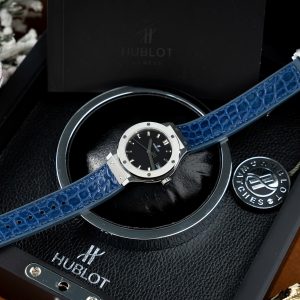 Đồng Hồ Hublot Classic Fusion Titanium Màu Xanh Dương Nữ Rep 11 Thuỵ Sỹ 33mm (5)