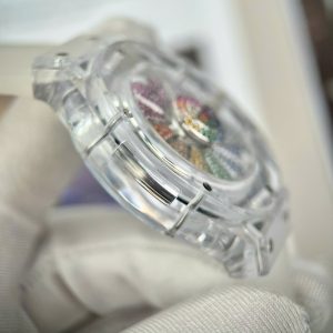 Đồng Hồ Hublot Takashi Murakami Rainbow Replica Cao Cấp Vỏ Sapphire 44mm (9)
