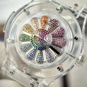 Đồng Hồ Hublot Takashi Murakami Rainbow Replica Cao Cấp Vỏ Sapphire 44mm (9)