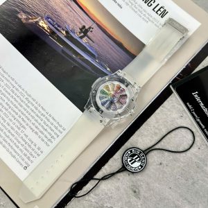 Đồng Hồ Hublot Takashi Murakami Rainbow Replica Cao Cấp Vỏ Sapphire 44mm (9)