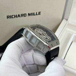 Đồng Hồ Nam Richard Mille RM052 Fake Cao Cấp Họa Tiết Đầu Lâu 42mm