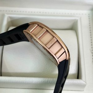 Đồng Hồ Nam Richard Mille RM052 Vàng Hồng Super Fake Họa Tiết Đầu Lâu 42mm (9)