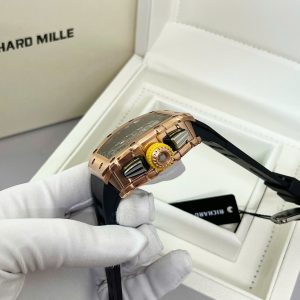 Đồng Hồ Nam Richard Mille RM11-03 Nam Dây Cao Su Màu Đen Fake Cao Cấp 45mm (7)