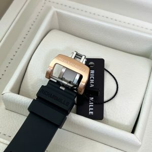Đồng Hồ Nam Richard Mille RM11-03 Nam Dây Cao Su Màu Đen Fake Cao Cấp 45mm (7)