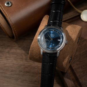 Đồng Hồ Omega De Ville Prestige Power Reserve Mặt Xanh Máy Thuỵ Sỹ (5)