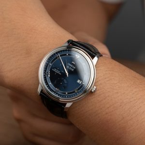 Đồng Hồ Omega De Ville Prestige Power Reserve Mặt Xanh Máy Thuỵ Sỹ (5)