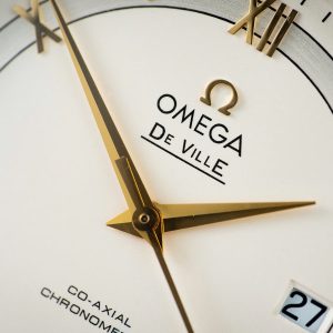 Đồng Hồ Omega De Ville Prestige Replica 11 Nam Dây Da Màu Đen 39 (1)