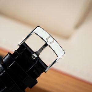 Đồng Hồ Omega De Ville Prestige Replica 11 Nam Dây Da Màu Đen 39 (1)