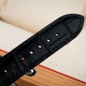 Đồng Hồ Omega De Ville Prestige Replica Cao Cấp Mặt Số Xanh Dây Da 39 (1)