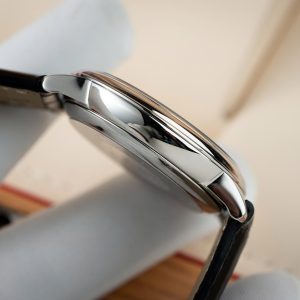 Đồng Hồ Omega De Ville Prestige Replica Cao Cấp Mặt Số Xanh Dây Da 39 (1)