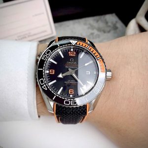 Đồng Hồ Omega Máy Cơ Nhật Fake Cao Cấp Seamaster Planet Ocean Dây Cao Su 43mm (14)