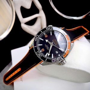 Đồng Hồ Omega Máy Cơ Nhật Fake Cao Cấp Seamaster Planet Ocean Dây Cao Su 43mm (14)