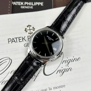 Đồng Hồ Patek Philippe Calatrava 5227G Replica Cao Cấp Nhất Xưởng 3K Màu Đen 39mm) (5)