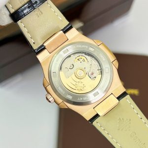Đồng Hồ Patek Philippe Nautilus 5723 Fake Máy Cơ Nhật Dây Da Màu Đen 40mm (1)