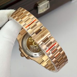 Đồng Hồ Patek Philippe Nautilus 5723 Fake Máy Cơ Nhật Dây Kim Loại Mạ Vàng 40mm (2)