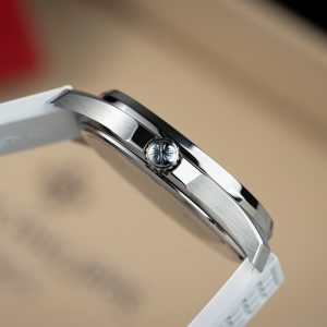Đồng Hồ Patek Philippe Nữ Dây Cao Su Màu Trắng Aquanaut 5067 Xưởng PPF 35 (9)