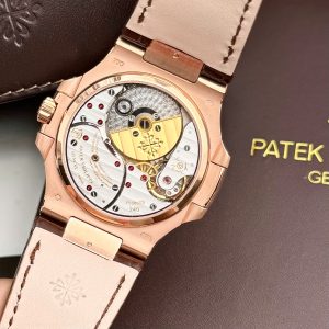 Đồng Hồ Patek Philippe Rep 11 Nautilus 5712 Mặt Số Nâu Dây Da GRF 40mm (1)