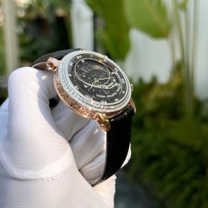 Đồng Hồ Patek Philippe Replica Cao Cấp Complications 6104R Đính Đá 44mm