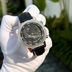 Đồng Hồ Patek Philippe Replica Cao Cấp Complications 6104R Đính Đá 44mm