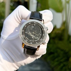 Đồng Hồ Patek Philippe Replica Cao Cấp Complications 6104R Đính Đá 44mm