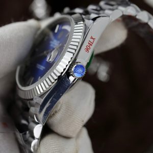 Đồng Hồ Rolex Chế Tác Day-Date 228236 Mặt Xanh Blue Ombré Xưởng QF 185 Grams 40mm (1)