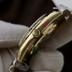 Đồng Hồ Rolex Chế Tác Day-Date 228236 Mặt Xanh Green Ombré Xưởng QF 185 Grams 40mm (2)