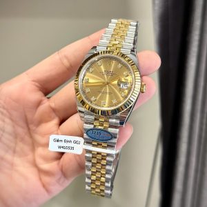 Đồng Hồ Rolex DateJust 126331 Chế Tác Cọc Số Đá Moissanite Xưởng Clean 41mm (6)