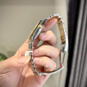 Đồng Hồ Rolex DateJust 126331 Chế Tác Cọc Số Đá Moissanite Xưởng Clean 41mm (6)