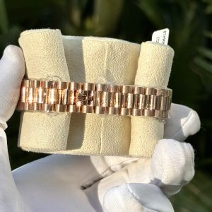 Đồng Hồ Rolex DateJust 279135RBR Phủ Vàng Hồng 18K Đính Đá Moissanite 28mm (3)