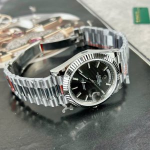 Đồng Hồ Rolex Nam Rep 11 Day-Date 228236 Nhà Máy GM Mặt Số Xám 40mm (1)