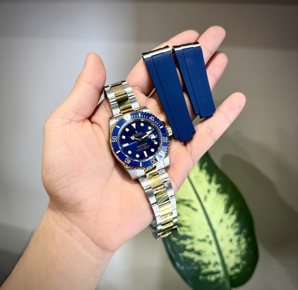 Đồng Hồ Rolex Submariner 126613LB Phủ Vàng Thật 18K Xưởng VS 41mm (6)