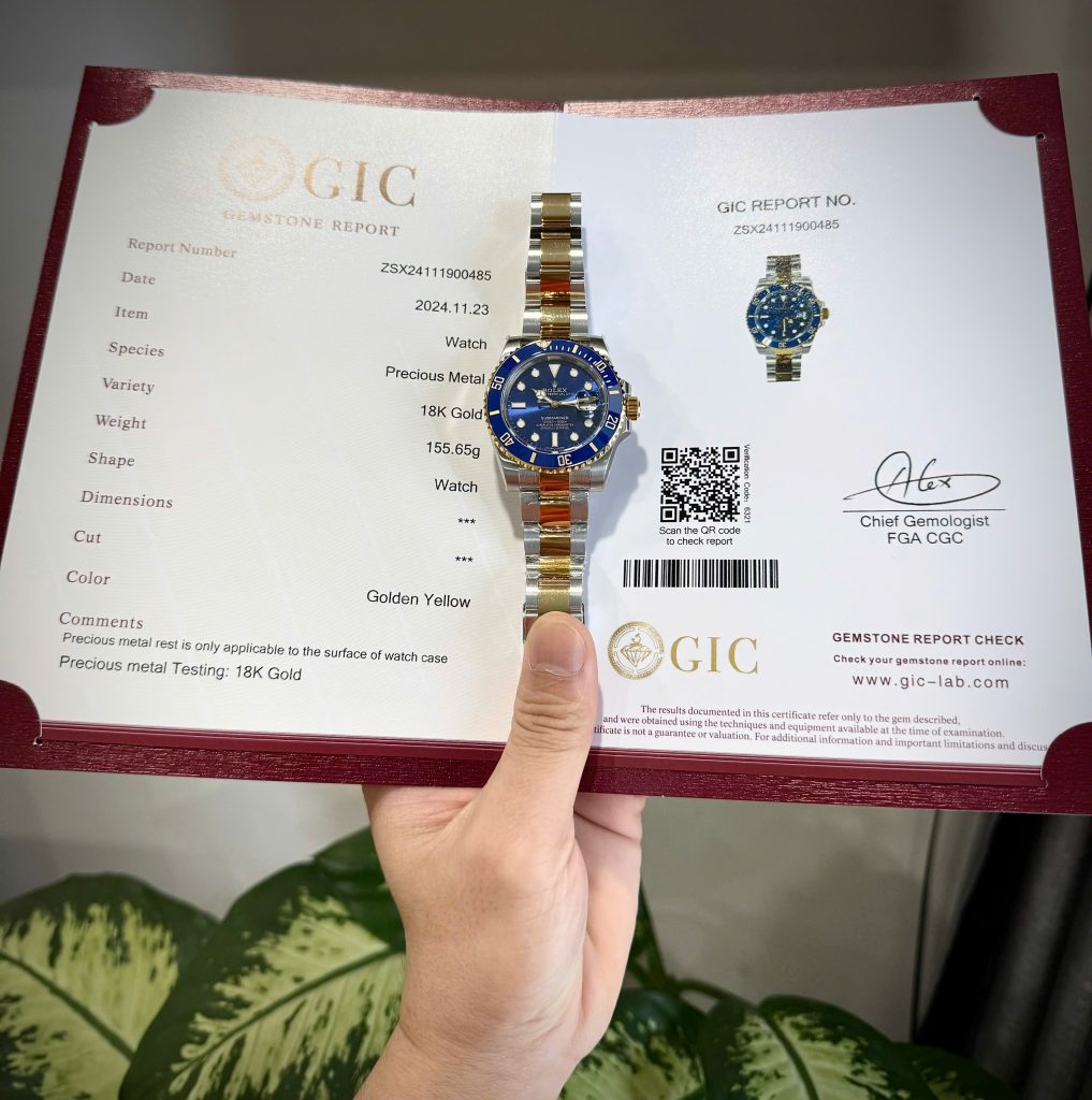 Đồng Hồ Rolex Submariner 126613LB Phủ Vàng Thật 18K Xưởng VS 41mm (6)
