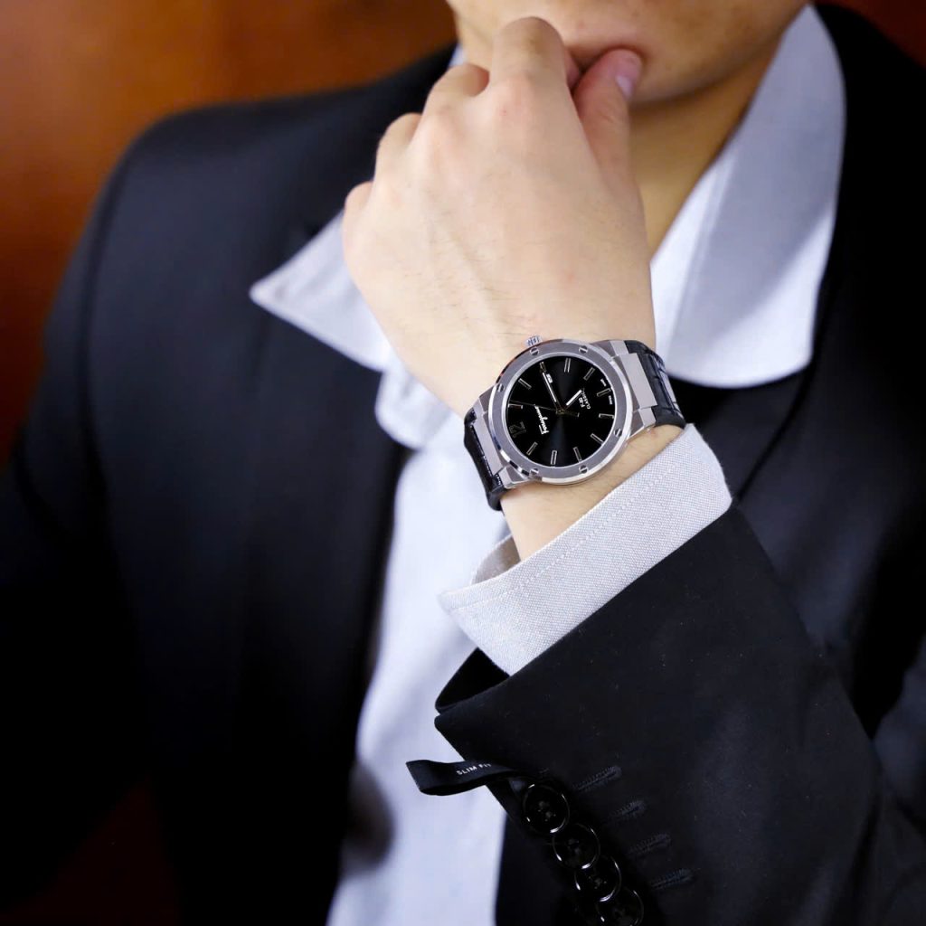 Đồng Hồ Salvatore Ferragamo F80 Classic Màu Đen Siêu Cấp Máy Pin Thuỵ Sỹ 40mm (13)