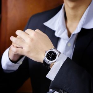 Đồng Hồ Salvatore Ferragamo F80 Classic Màu Đen Siêu Cấp Máy Pin Thuỵ Sỹ 40mm (13)