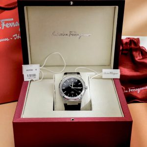 Đồng Hồ Salvatore Ferragamo F80 Classic Màu Đen Siêu Cấp Máy Pin Thuỵ Sỹ 40mm (13)