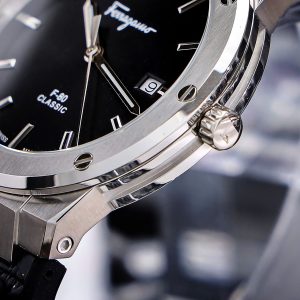 Đồng Hồ Salvatore Ferragamo F80 Classic Màu Đen Siêu Cấp Máy Pin Thuỵ Sỹ 40mm (13)
