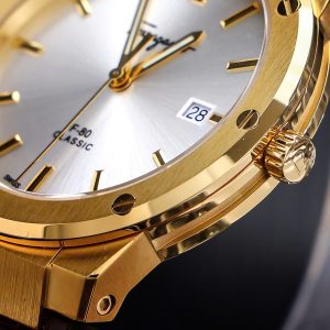 Đồng Hồ Salvatore Ferragamo F80 Classic Màu Nâu Máy Pin Thuỵ Sỹ Like Auth 40mm (3)