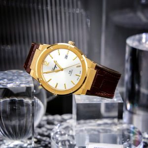 Đồng Hồ Salvatore Ferragamo F80 Classic Màu Nâu Máy Pin Thuỵ Sỹ Like Auth 40mm (3)