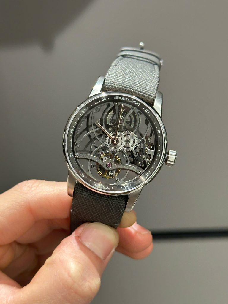 Đồng Hồ Audemars Piguet Code 11.59 26600 Tourbillon Openworked Màu Xám Xưởng APS 41mm (8)