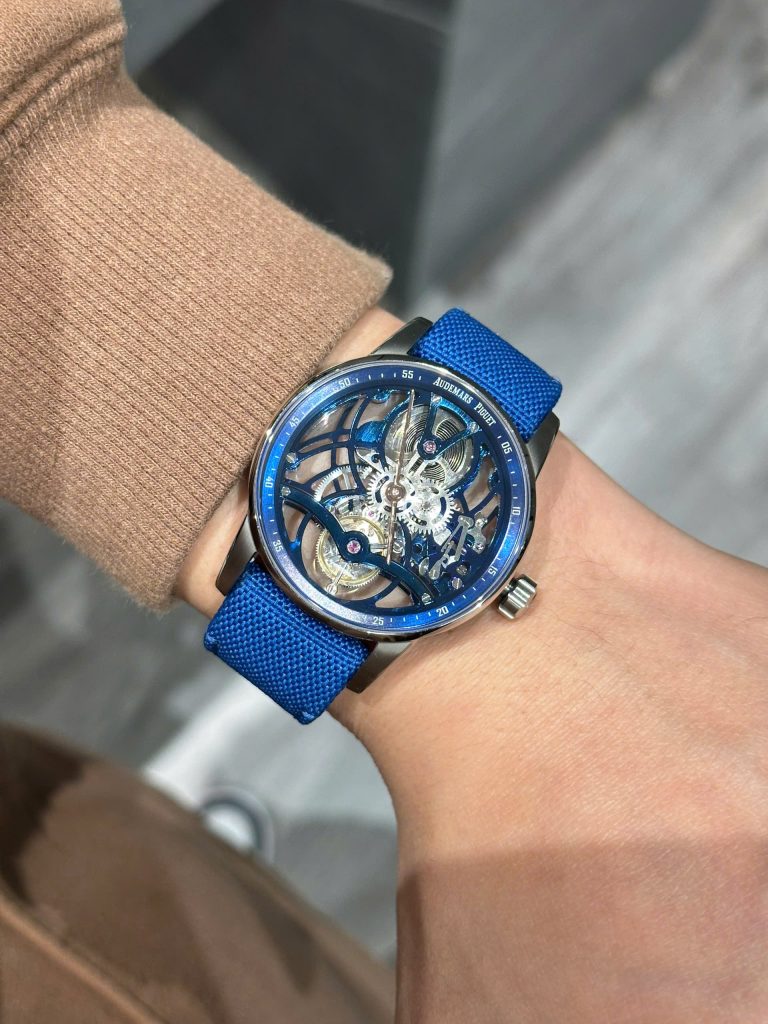 Đồng Hồ Audemars Piguet Code 11.59 26600 Tourbillon Openworked Màu Xanh Xưởng APS 41mm (1)