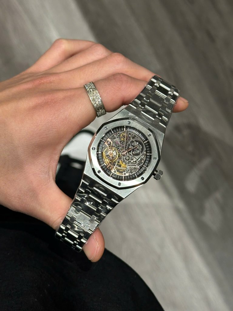 Đồng Hồ Audemars Piguet Royal Oak 15407 Skeleton Chế Tác Nhà Máy THB 2024 41mm (7)