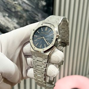Đồng Hồ Audemars Piguet Royal Oak 15510ST Frosted Gold Mặt Xanh Xưởng APS 41mm (1)