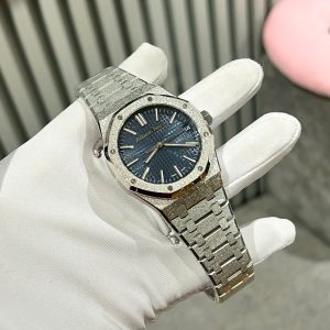 Đồng Hồ Audemars Piguet Royal Oak 15510ST Frosted Gold Mặt Xanh Xưởng APS 41mm (1)