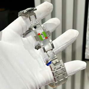 Đồng Hồ Audemars Piguet Royal Oak 15510ST Frosted Gold Mặt Xanh Xưởng APS 41mm (1)