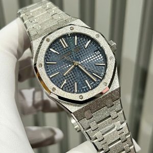 Đồng Hồ Audemars Piguet Royal Oak 15510ST Frosted Gold Mặt Xanh Xưởng APS 41mm (1)