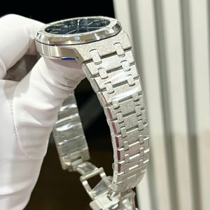 Đồng Hồ Audemars Piguet Royal Oak 15510ST Frosted Gold Mặt Xanh Xưởng APS 41mm (1)