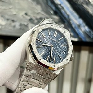 Đồng Hồ Audemars Piguet Royal Oak 15510ST Frosted Gold Mặt Xanh Xưởng APS 41mm (1)